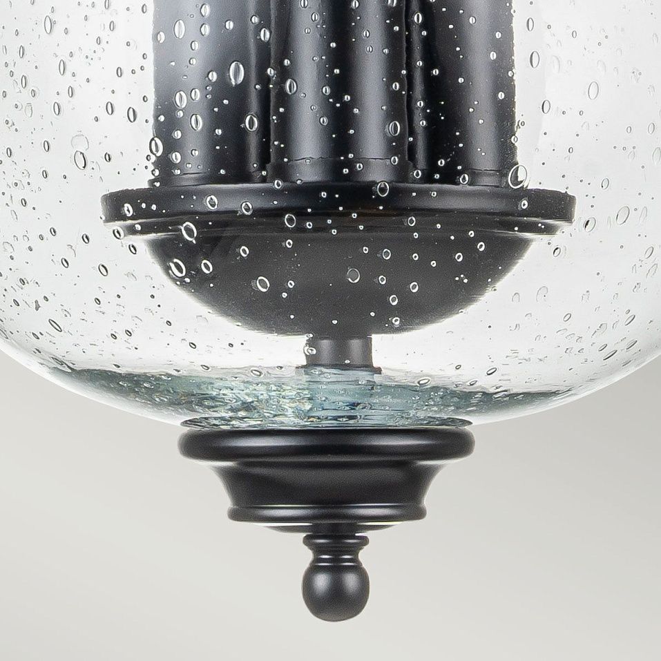 FE-PICKERING-LANE-SF-BLK PICKERING-LANE Black/Clear Seeded// потолочный E14 3х40  х   