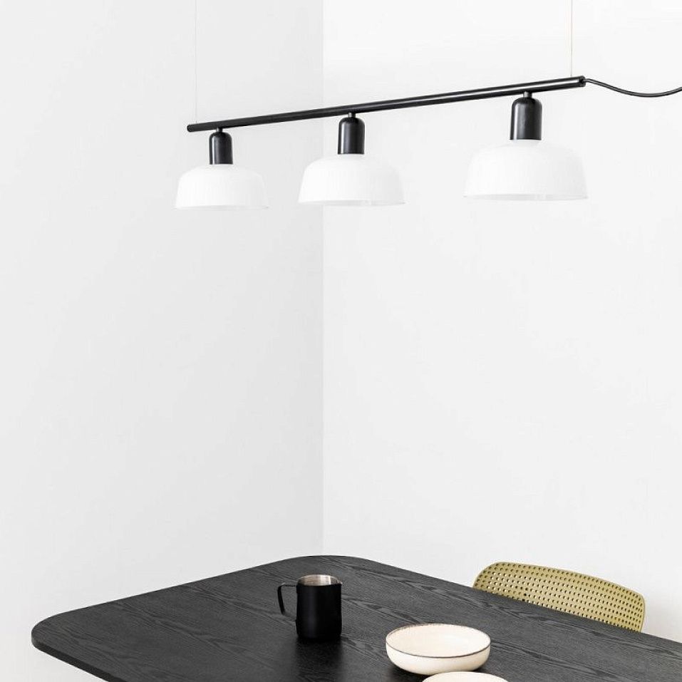 20338-116 TATAWIN matt black/white// подвесной E27 3х15  х   