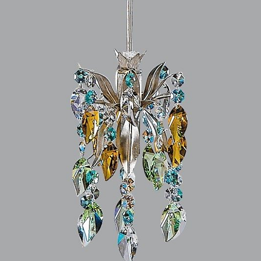 NO 106  silver/crystal swarovski// подвесной G9 1х25  х  NO 106