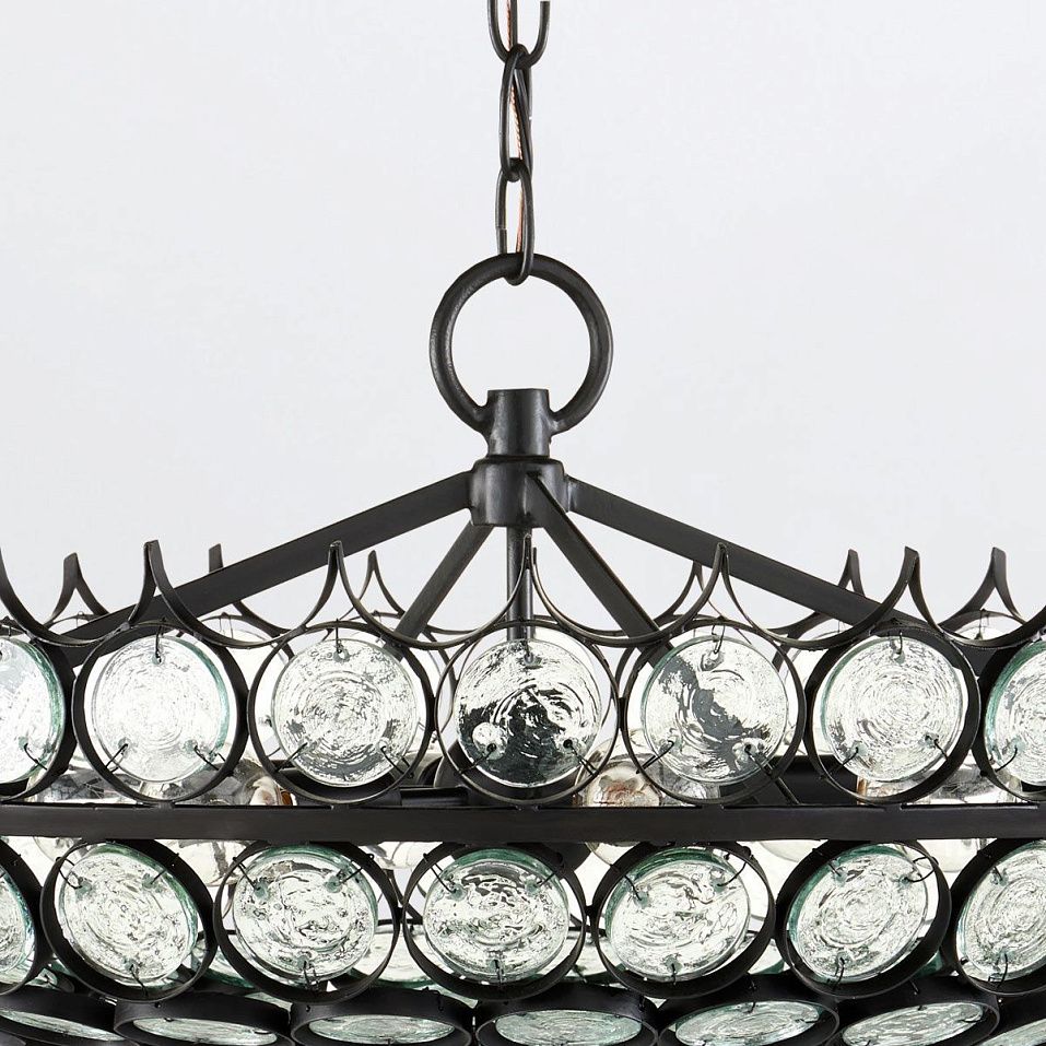 QNC-AUGUSTUS-6P-OB AUGUSTUS Clear / Bronze/// подвесной E14 6х60  х   