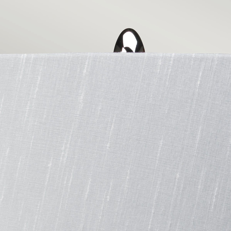 QN-SAMARA-TL-PLM SAMARA Polished Nickel/Ametist/Titanium silver faux silk// настольный E27 1х60 GU10   