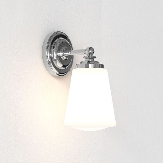 1106001 ANTON Polished Chrome/White// настенный E14 1х40  х  1106001