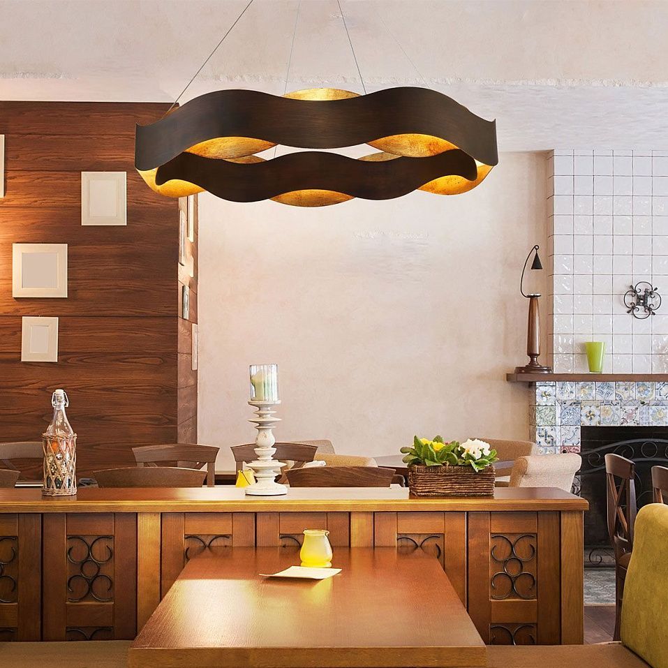 QN-VAUGHAN-P-L-BRZ-GD VAUGHAN Bronze /Bronze and Painted Gold // подвесной LED 1х105  х   