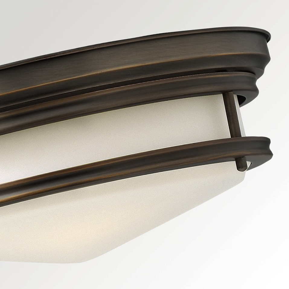 HK-HADLEY-F-OZ HADLEY Oil Rubbed Bronze /Opal// потолочный E27 3х60  х   