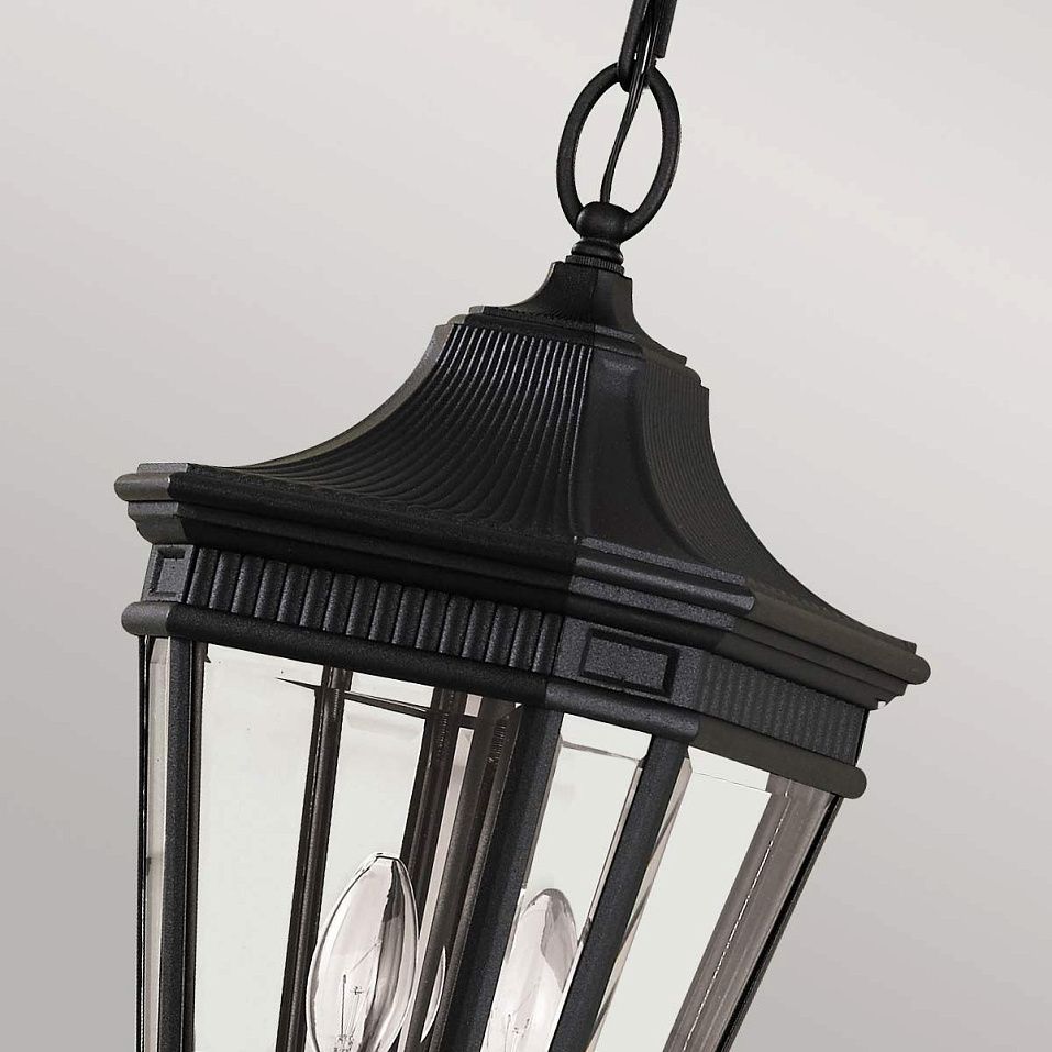 FE-COTSLN8-M-BK Cotswold Lane Black/Clear// подвесной E14 2х40  х   