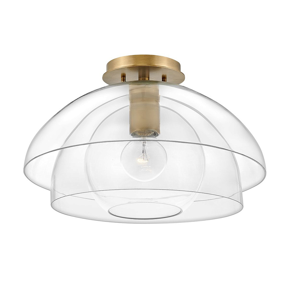 QN-LOTUS-P-HBR LOTUS латунь/прозрачный// подвесной E27 1х60  х   