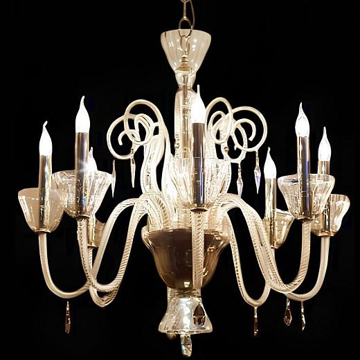 7700B03 LIGHT LA FEMME светлое золото/золотисто-дымчатый// подвесной E14 8х40 LED 1х1,2  7700B03 LIGHT