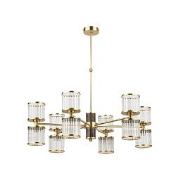 ERB-ZW-6(ZM/4)TT ERBA patina/braun gtanite/clear// подвесной G9 LED 12х5  х  ERB-ZW-6(ZM/4)TT