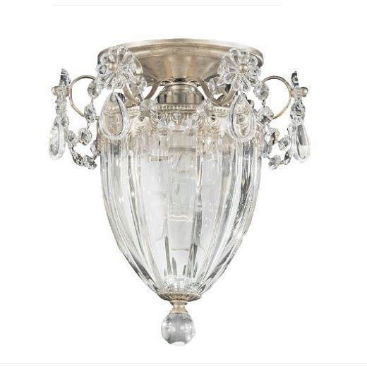 1239 48 H BAGATELLE antique silver/crystal deco// потолочный E27 1х60  х  1239 48 H
