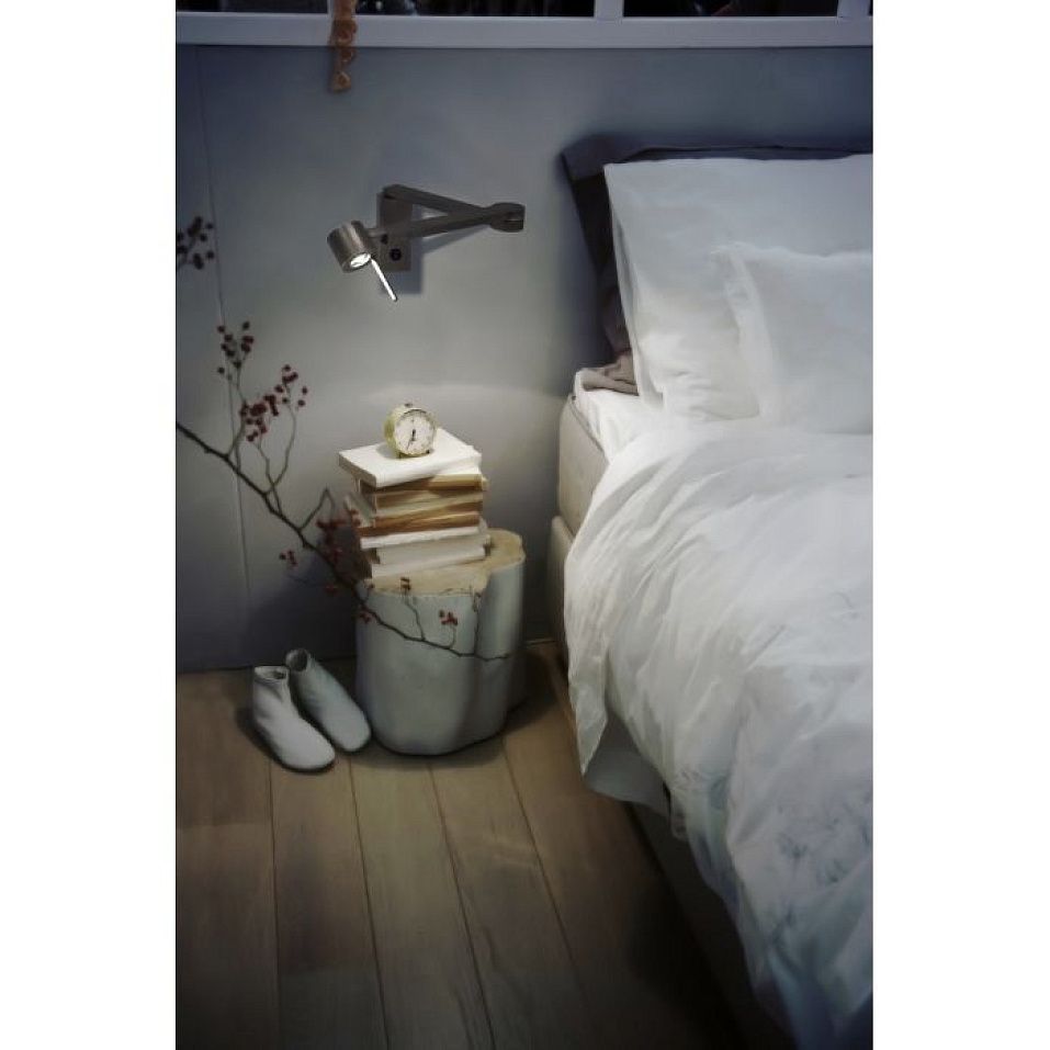 ACAM.001339 MANHATTAN Satin nickel/// настенный LED 1х3  х   