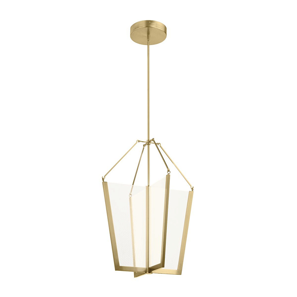 QN-CALTERS-P-L-CG CALTERS Champagne Gold///прозрачный подвесной LED 1х72,3  х   