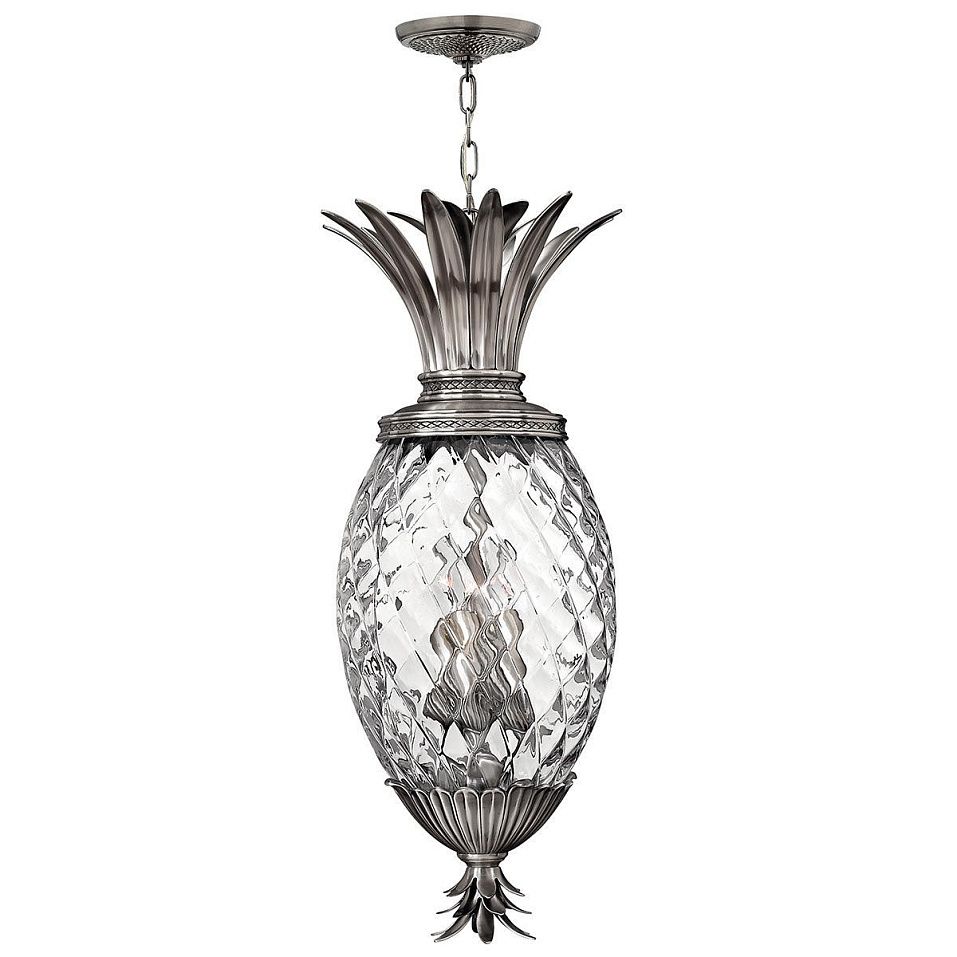 HK-PLANT4-P-PL PLANTATION Polished Antique Nickel /Clear// подвесной E14 4х40  х   