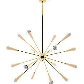9591 SPUTNIK gold/beige/// подвесной E14 16х60  х  9591