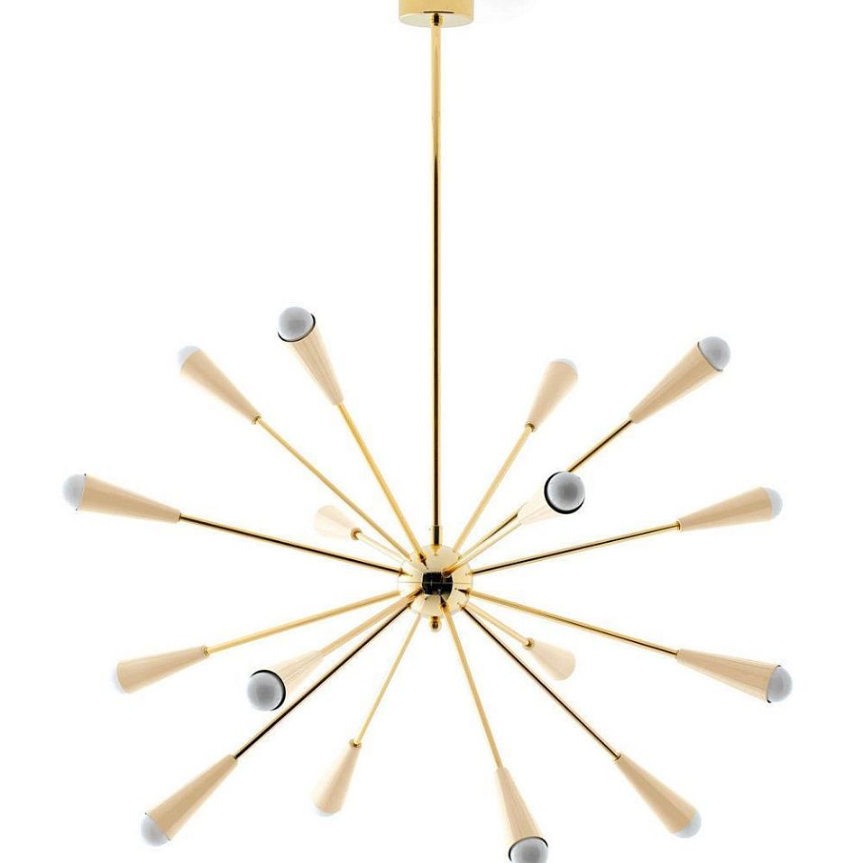 9591 SPUTNIK gold/beige/// подвесной E14 16х60  х   