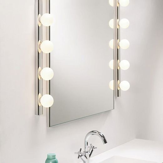1087010 Cabaret 5 II Polished Chrome/Opal White// настенный G9 LED 5х3.5  х  1087010
