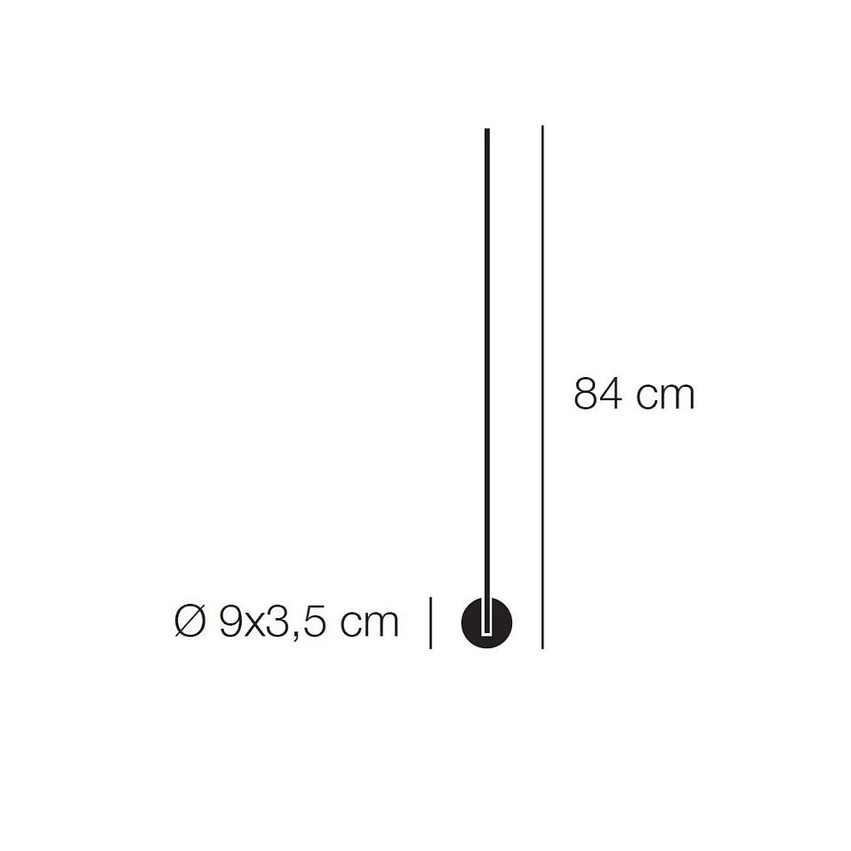 LSPV6G LIGHT STICK gold  matt/// настенный LED 6х1  х   