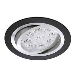 3073 ALUMINIO PLATA black/// встраиваемый G53 1х50  х  3073