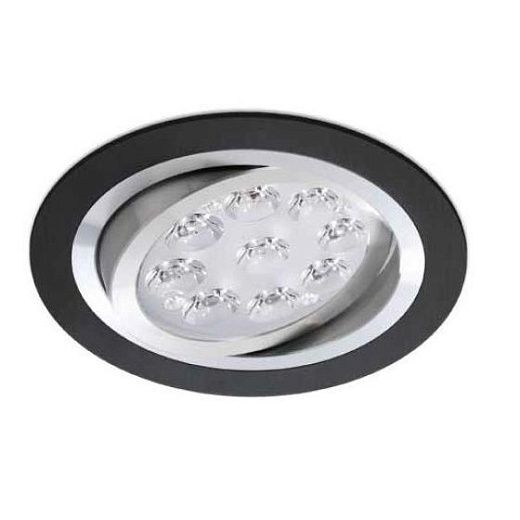 3073 ALUMINIO PLATA black/// встраиваемый G53 1х50  х  3073
