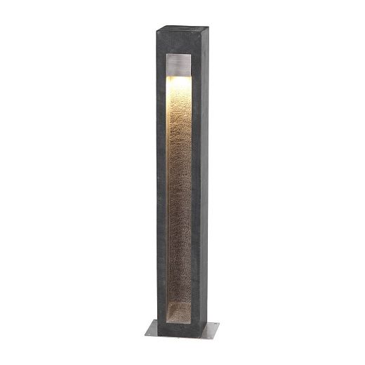 PARKSTONE-BOL-A PARKSTONE Basalt Stone with Stainless Steel/// напольный LED 2700K 1х6  х  PARKSTONE-BOL-A