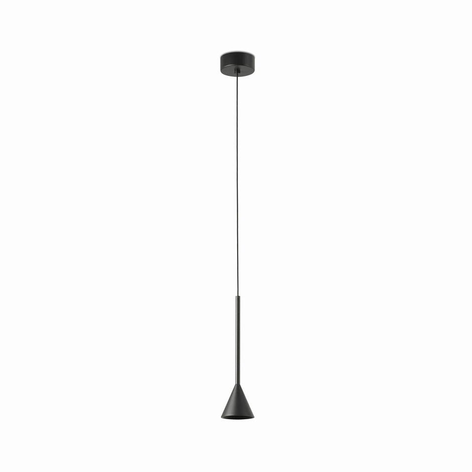 22032 ANNA Black/Black//прозрачный подвесной LED 1х4  х   