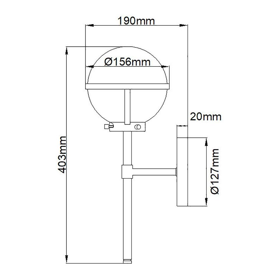 HK-HOLLIS1-O-HB-BATH HOLLIS Heritage Brass/Opal// настенный E14 1х40  х   