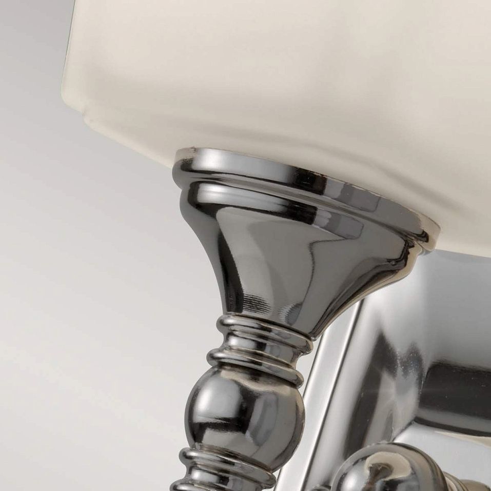 FE-CONCORD1-BATH CONCORD Polished Chrome/Etched Glass// настенный G9 LED 1х3  х   