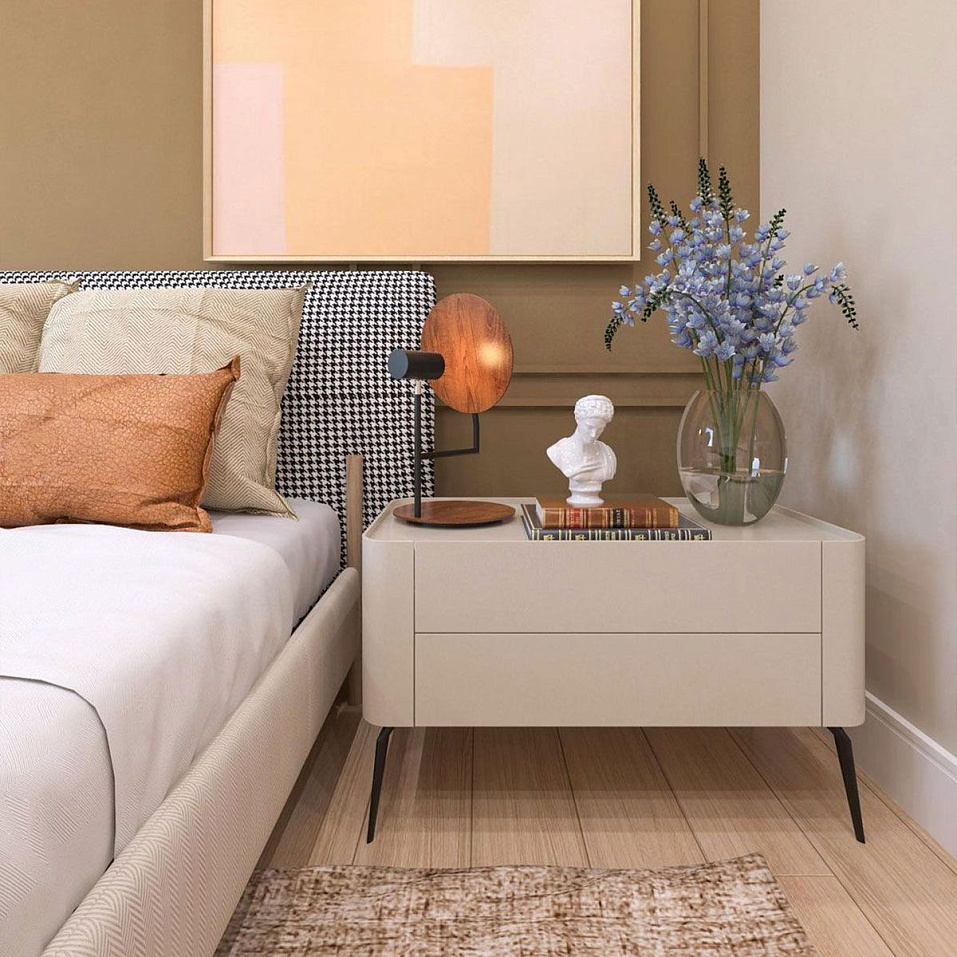 QN-DOT-TL-TEAK DOT Teak Veneer/Black/Nikel/Teak Veneer// настольный GU10LED 1х8  х   