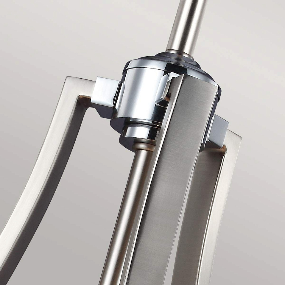 FE-PROSPECT-PARK-4P PROSPECT PARK Satin Nickel with Chrome /Opal white// подвесной E27 4х60  х   