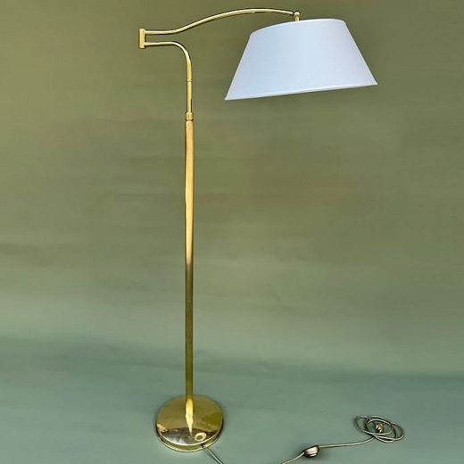 00/24/27/RIF27   antique gold/ivory shade// напольный Е27 1х60  х  00/24/27/RIF27 