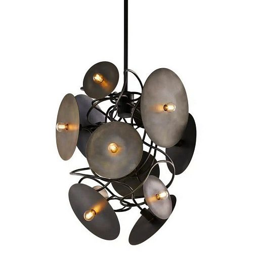 SOLCC70BLM-BDP SOLIS black matt/bronze dark patina// подвесной E14 12х40  х  SOLCC70BLM-BDP