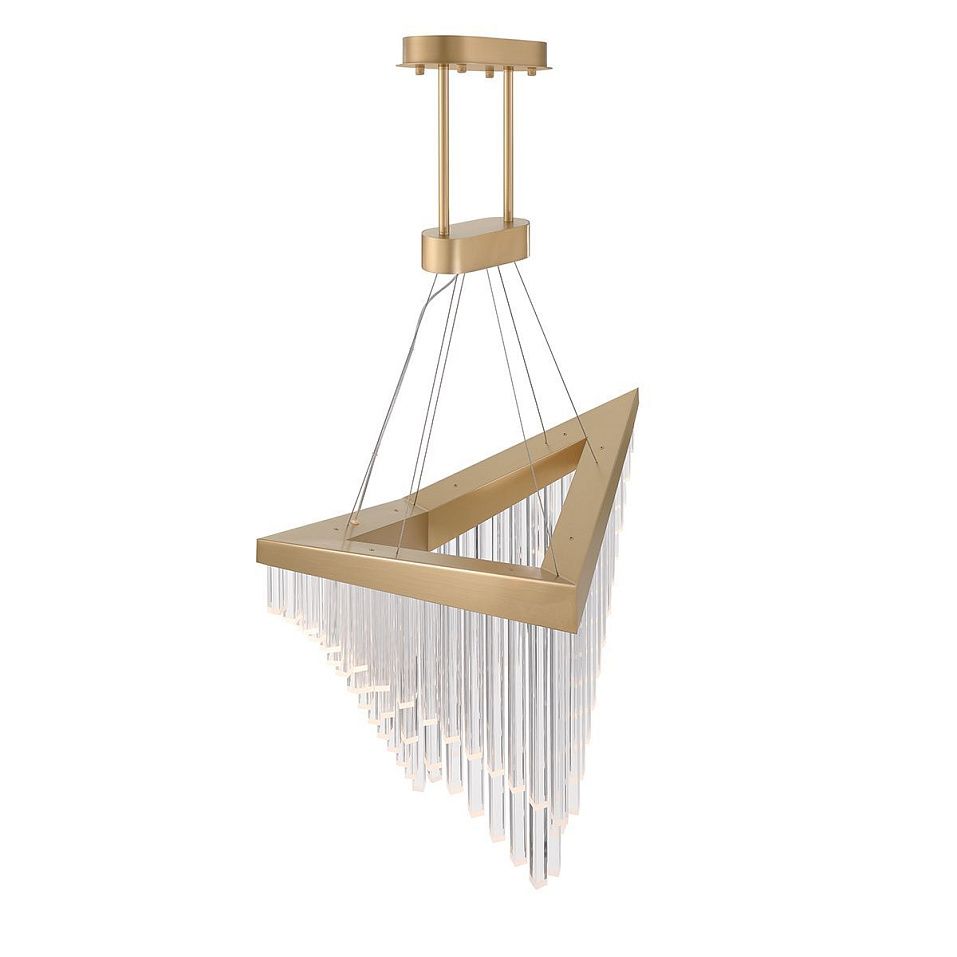 QN-VIVIEN-P-L-BG VIVIEN Brushed Gold/Clear// подвесной LED 1х40  х   