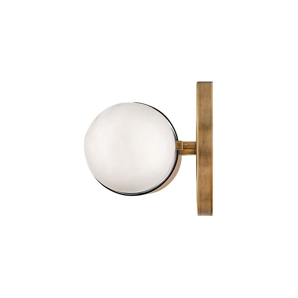 QN-IBIZA-M-HB IBIZA Heritage Brass/Faux Alabaster// настенный LED 1х21.5  х   