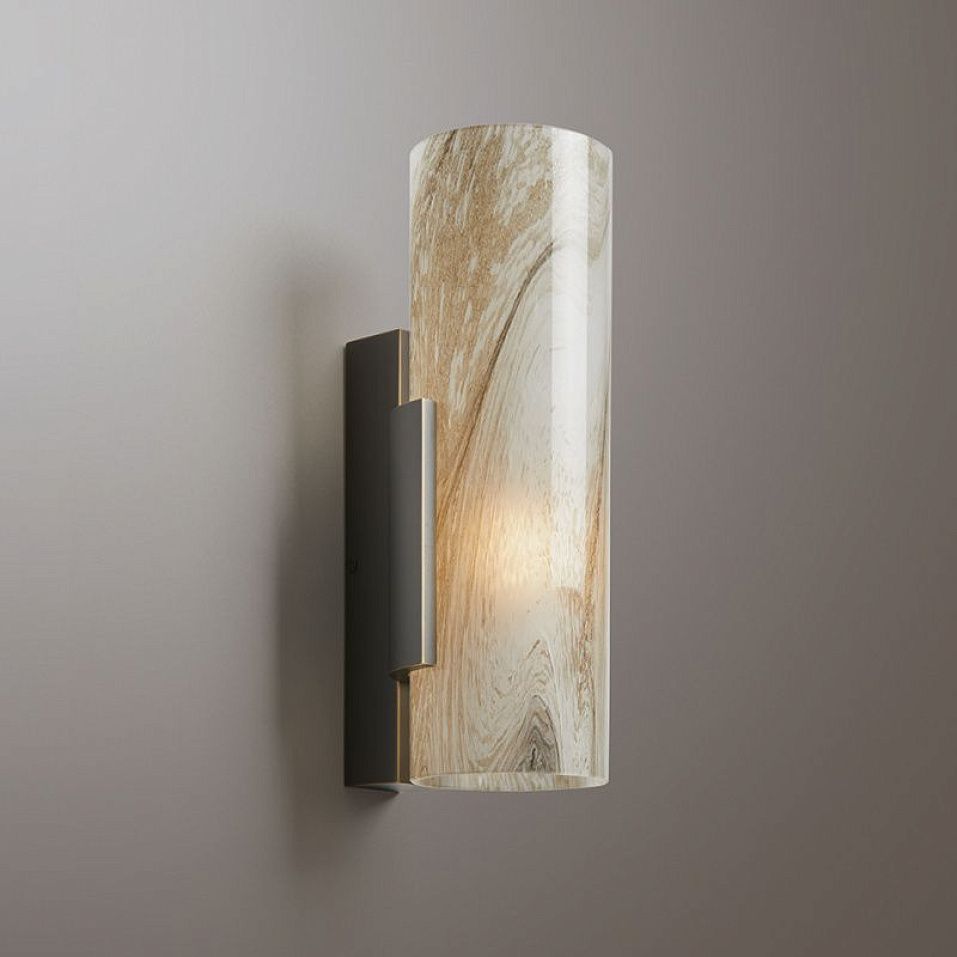 022W1M12W.CE/UL Unique Wall  Dark Burnished Brass /White// настенный E14 LED 1х6  х   