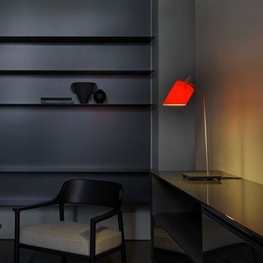 LDB EDR 11 LAMPE DE BUREAU   GREY/RED//красный настольный E14 1х20  х  LDB EDR 11