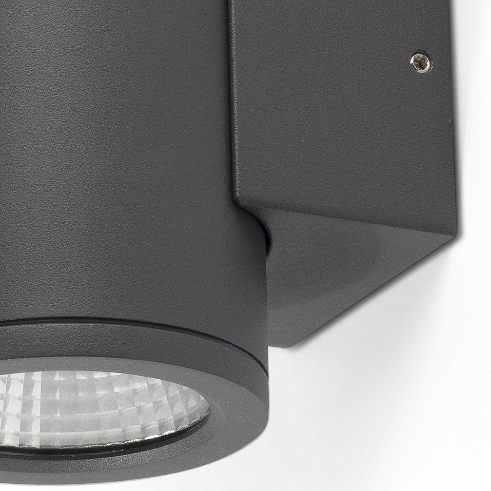 71918 TOND Dark Grey/Dark Grey//прозрачный настенный LED 2х6  х   