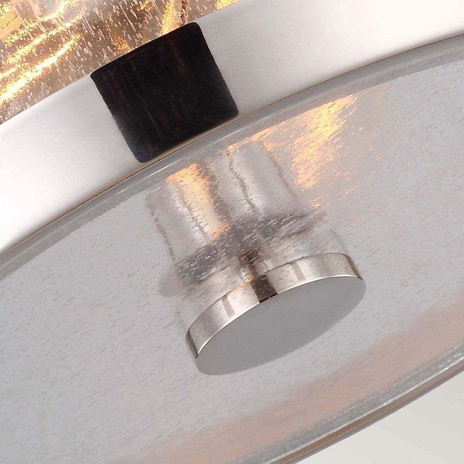 FE-HARROW-F HARROW Polished Nickel /Clear Seeded// потолочный E27 2х60  х   