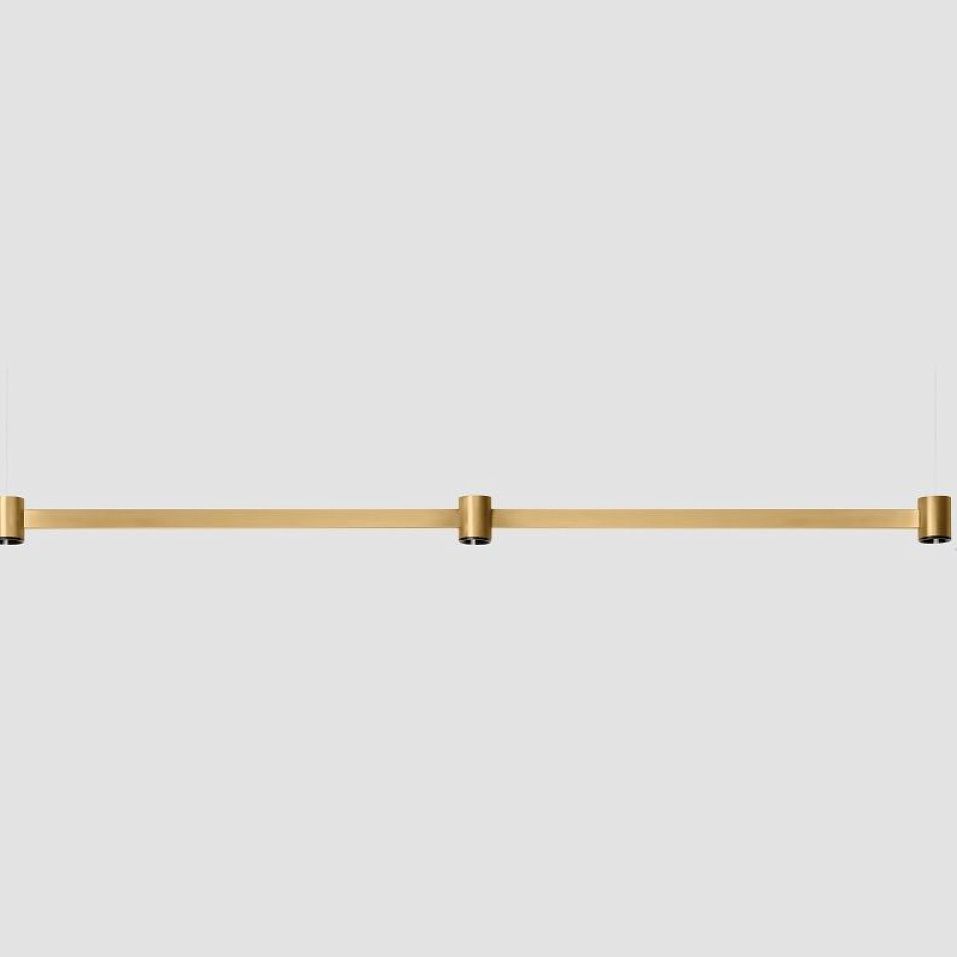 A3420010BG ART brushed gold/// подвесной LED 3х2.1  х   