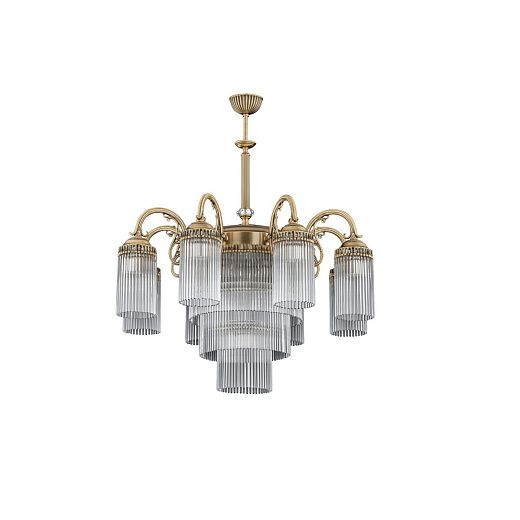 FIO-ZW-8+1(P) FIORE patina/clear// подвесной E27 9х60  х  FIO-ZW-8+1(P)