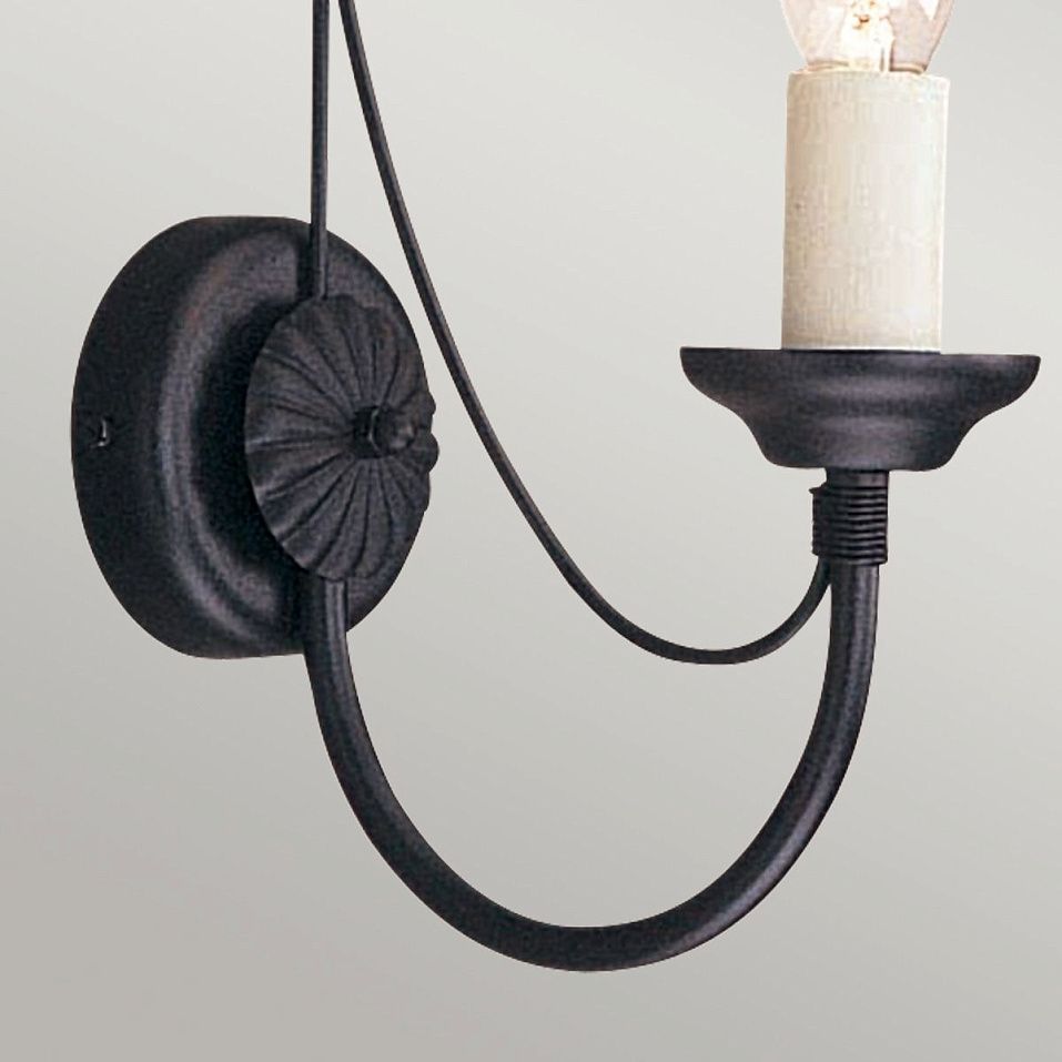 CB1-BLACK CARISBROOKE  Black /// настенный E14 1х60  х   