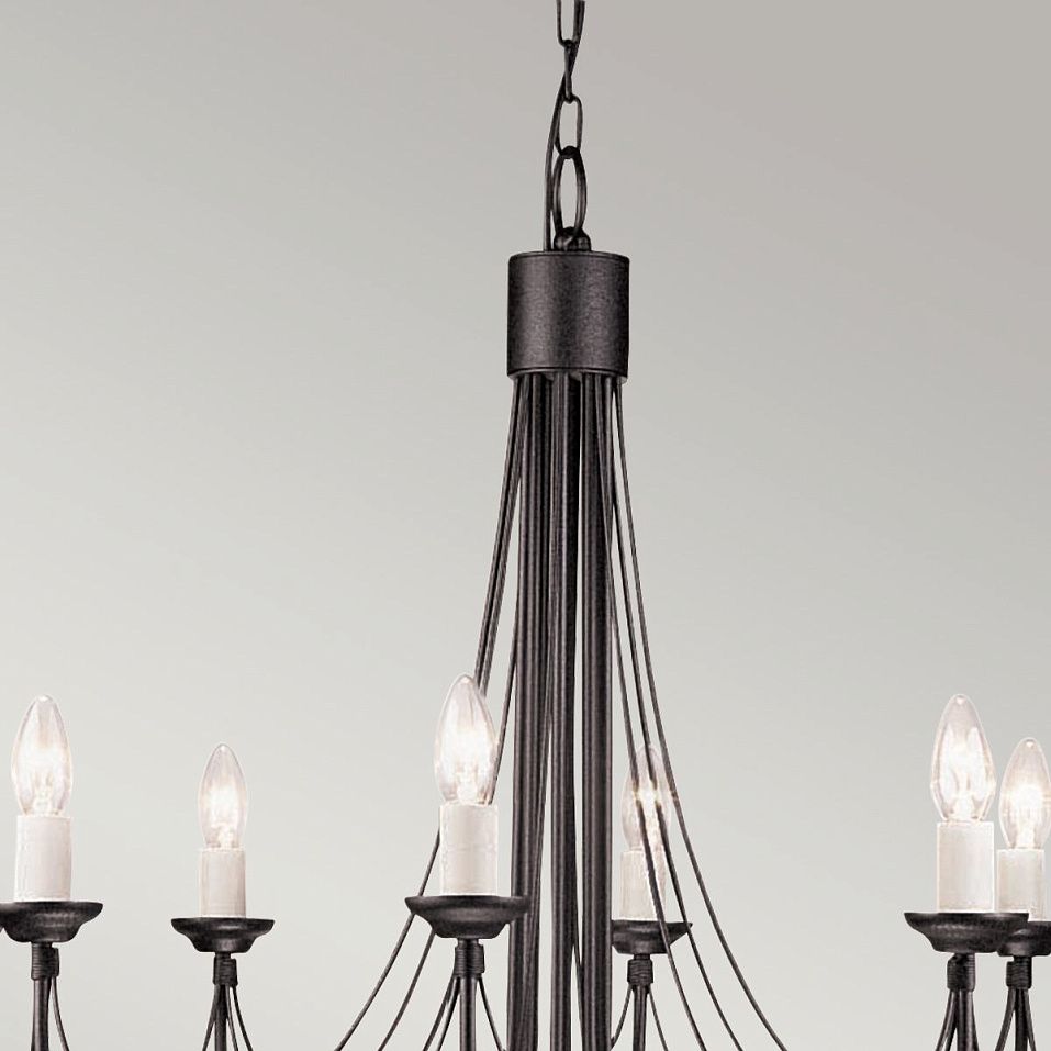 CB8-BLACK CARISBROOKE black/// подвесной E14 8х60  х   