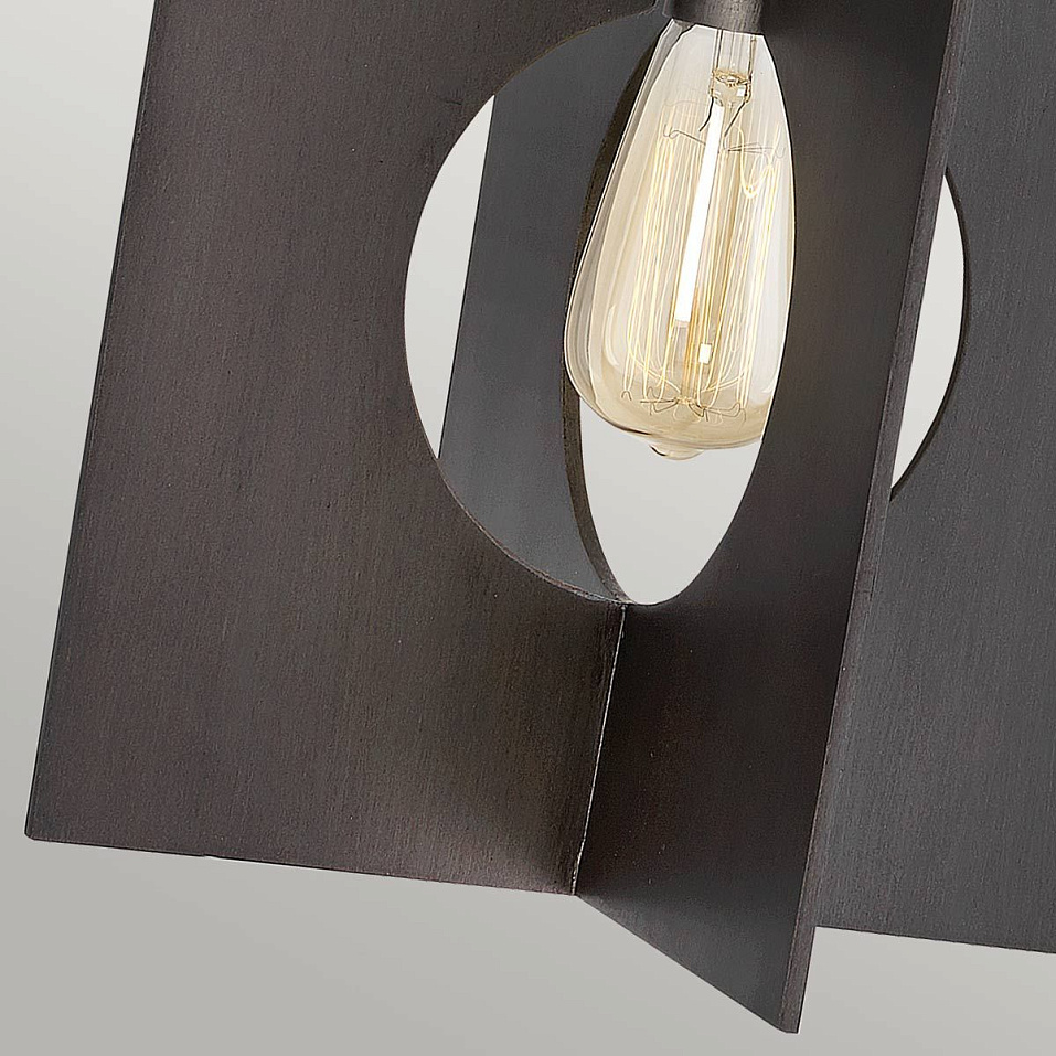 QN-LUDLOW-1P-GR LUDLOW Brushed Graphite/Brushed Graphite// подвесной  х  х   