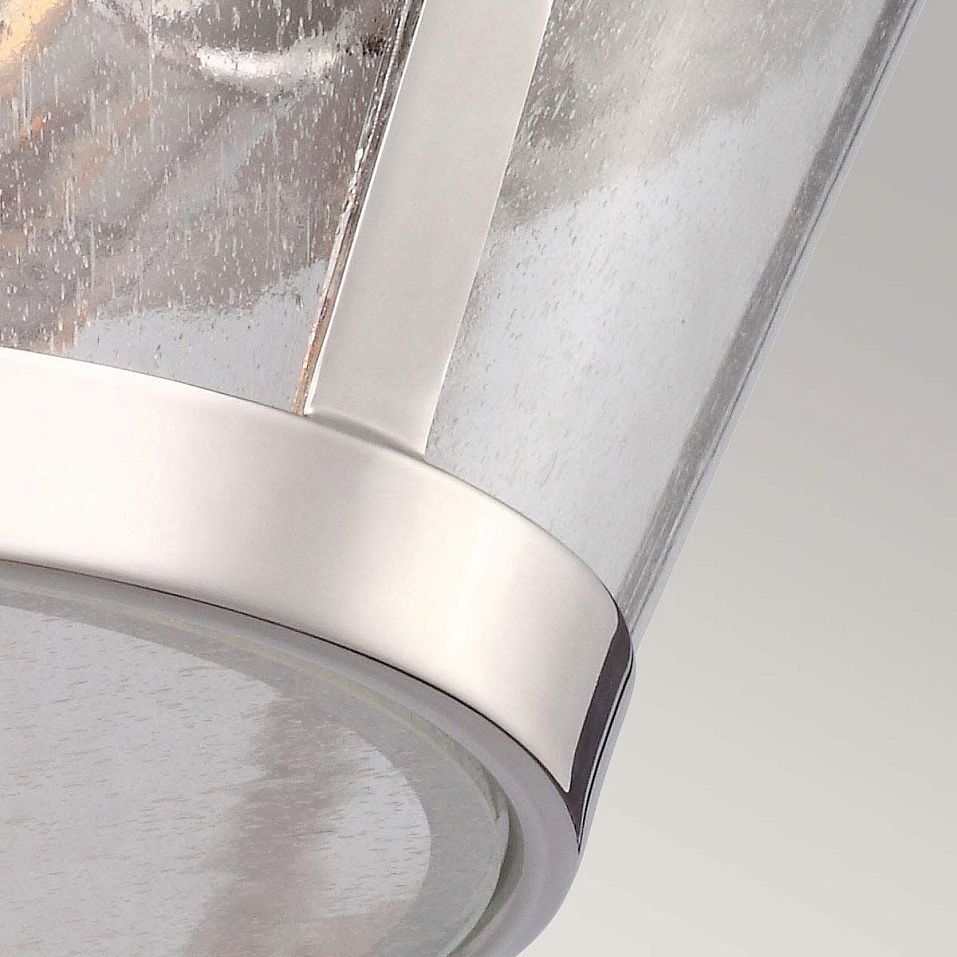 FE-HARROW-F HARROW Polished Nickel /Clear Seeded// потолочный E27 2х60  х   