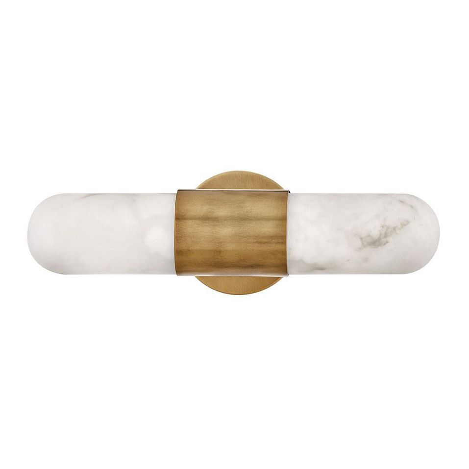 QN-IBIZA-M-HB IBIZA Heritage Brass/Faux Alabaster// настенный LED 1х21.5  х   