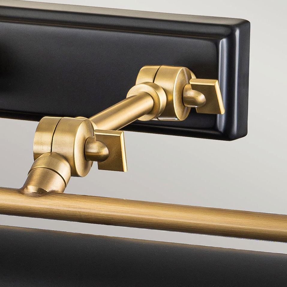 WINCHFIELD-PLL-AB-MB WINCHFIELD Aged Brass & Matte Black /Matte Black// настенный E14 4х40  х   