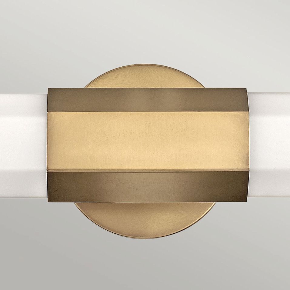 QN-FACET-LED2-HB-BATH FACET Heritage Brass /Opal// настенный LED 2х12  х   