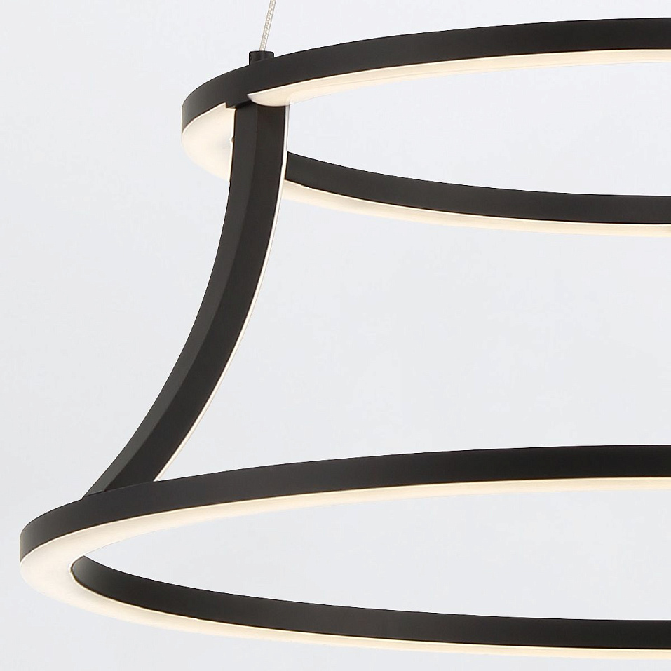 QN-CADOUX-P-BK CADOUX Matte Black///белый подвесной LED 1х54  х   