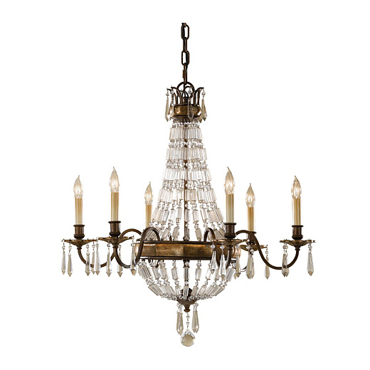FE-BELLINI6  BELLINI Oxidized Bronze/British Bronze/// подвесной E14 6х60  х  FE-BELLINI6 