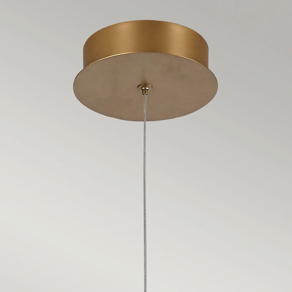 QN-DEMARK-1P-BG DEMARK Brushed Gold///белый подвесной LED 1х28  х   