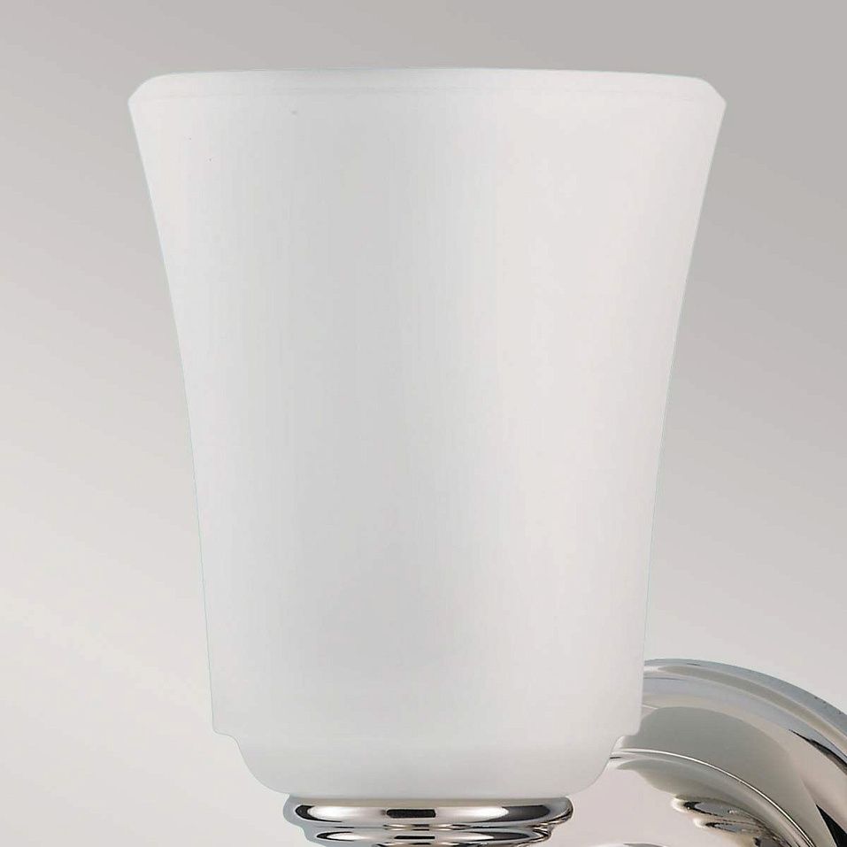 FE-HUGOLAKE1BATH HUGOLAKE Polished Chrome/Opal // настенный G9 LED 1х3  х   