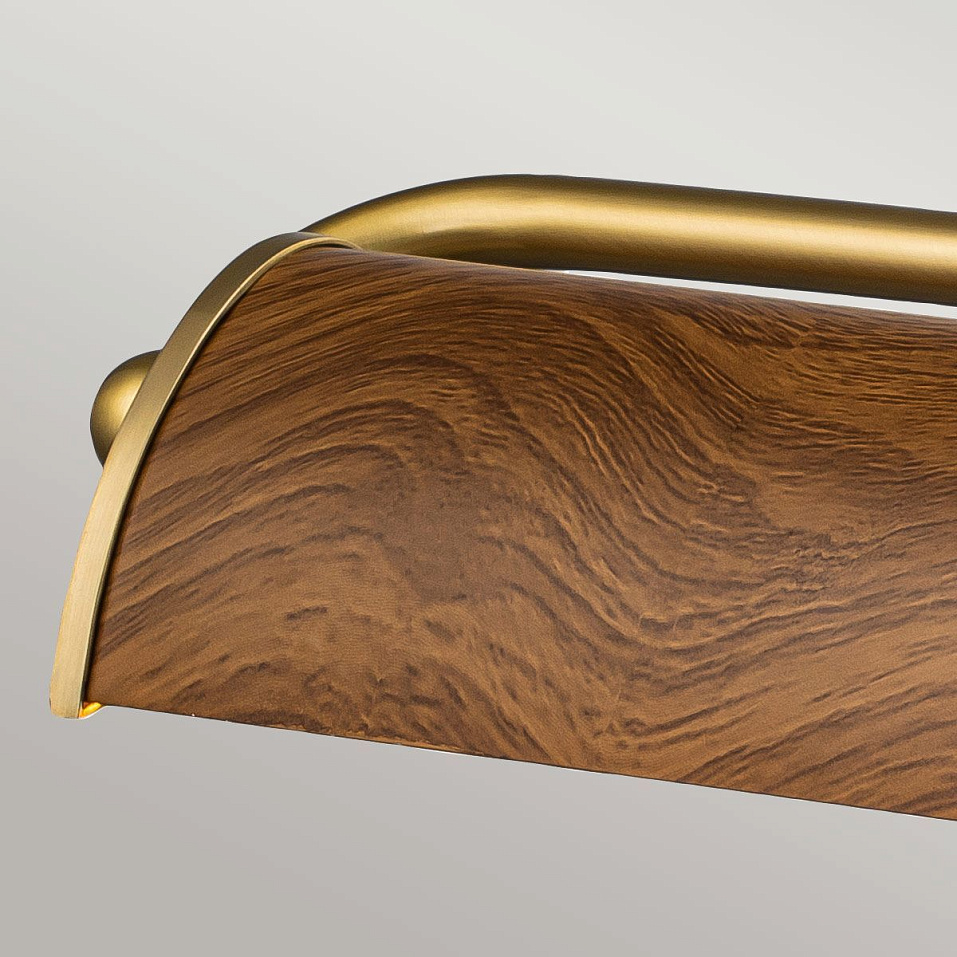 WINCHFIELD-PLL-AB-OAK WINCHFIELD Aged Brass & Oak Effect/Oak Effect// настенный E14 4х40  х   